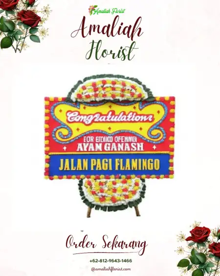 Sewa Papan Bunga Jambe